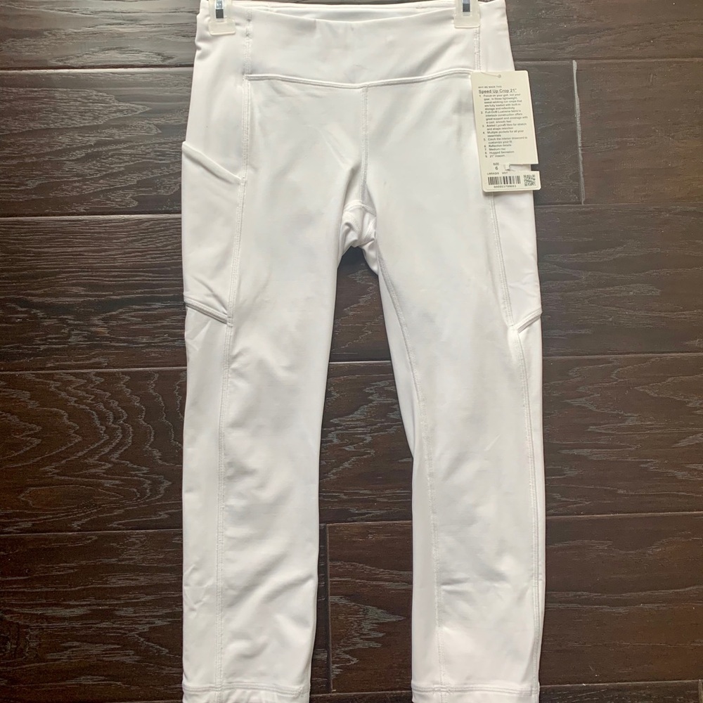 Lululemon Speed Up Crop 21” Leggings, Size 6, NWT
